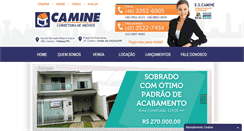 Desktop Screenshot of camineimoveis.com.br